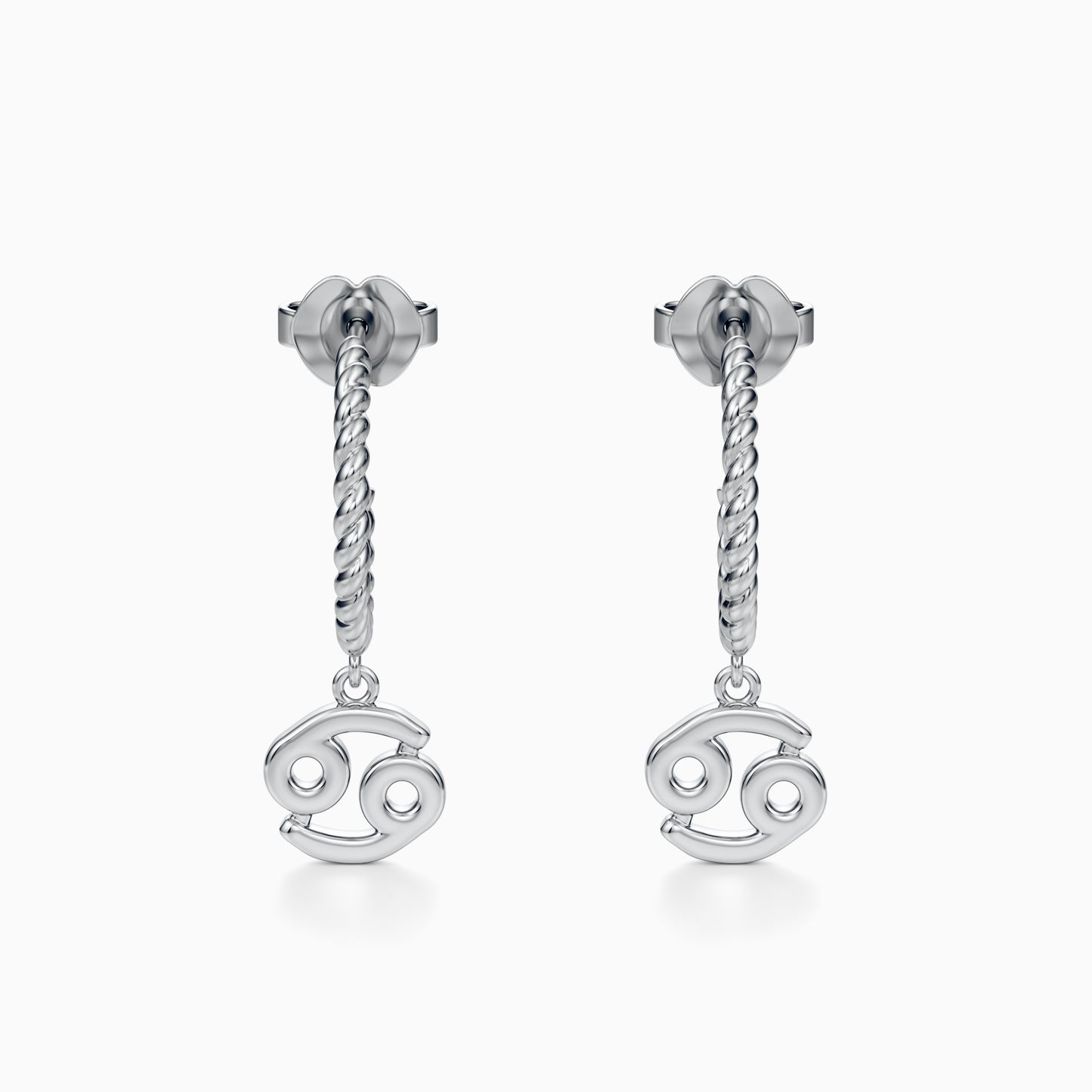 Cancer Dangle Earrings