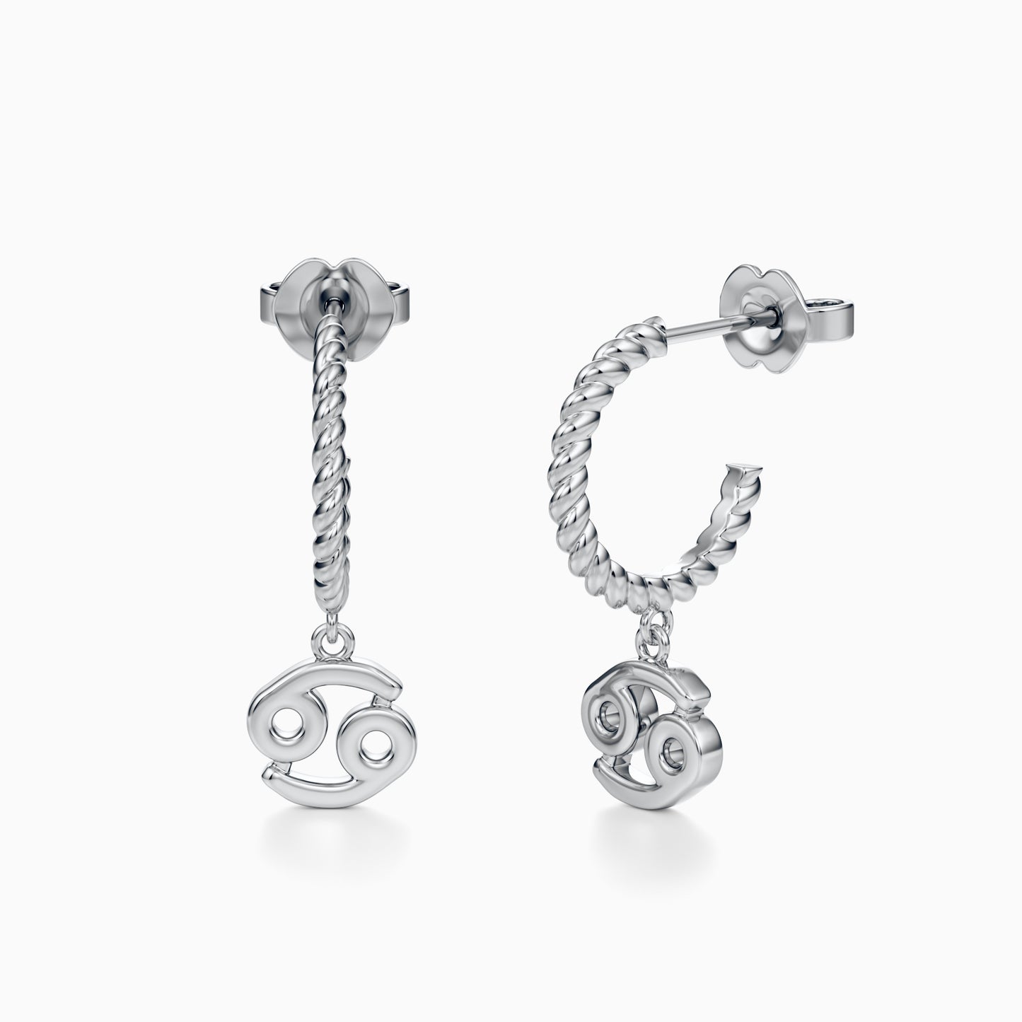 Cancer Dangle Earrings