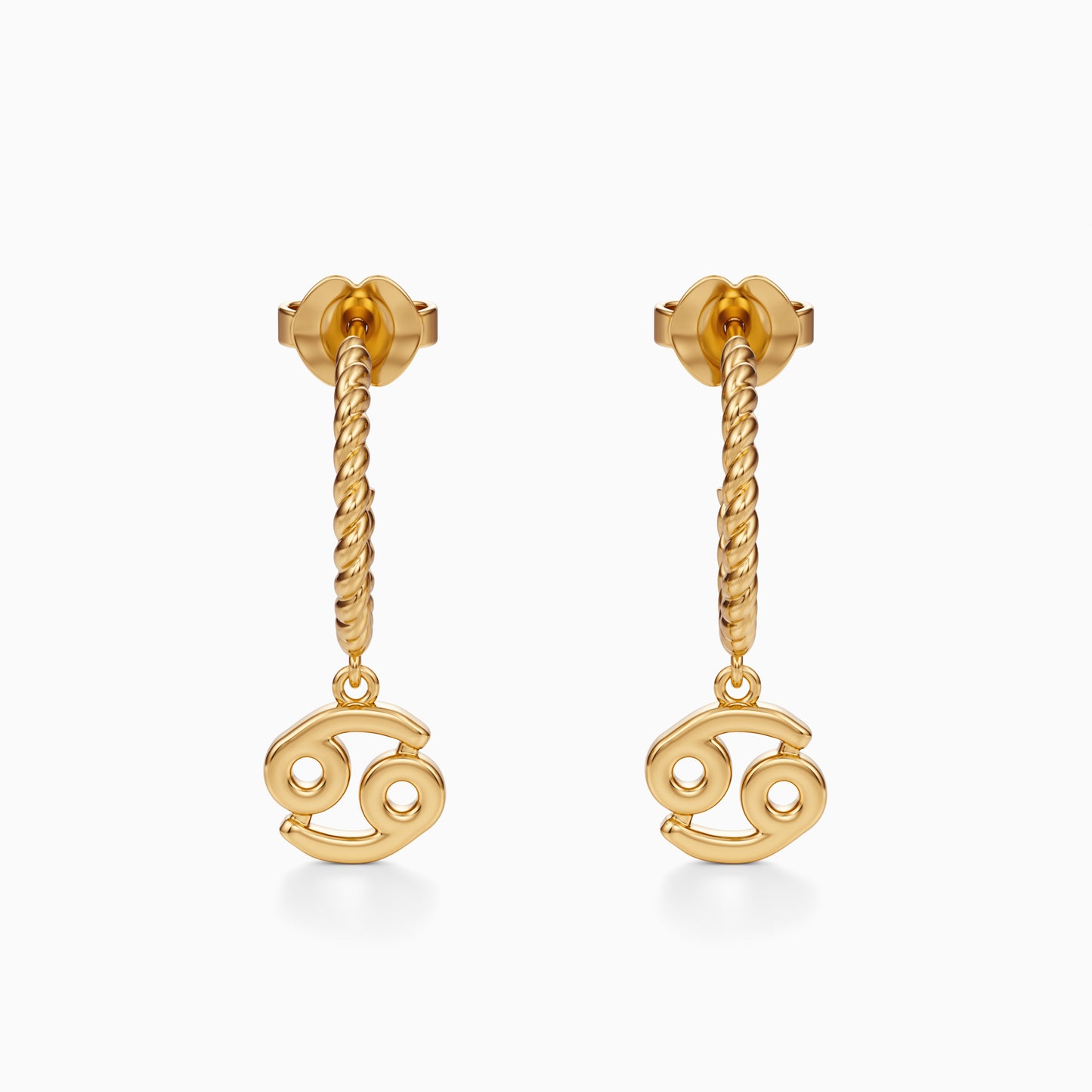 Cancer Dangle Earrings