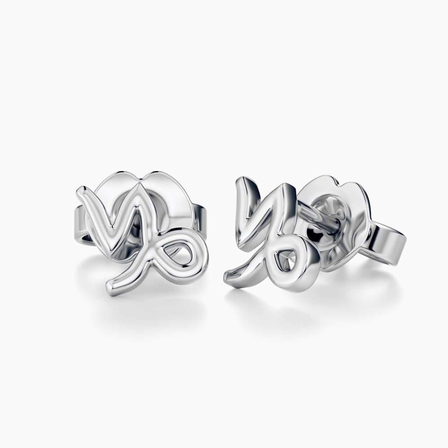 Capricorn Stud Earrings