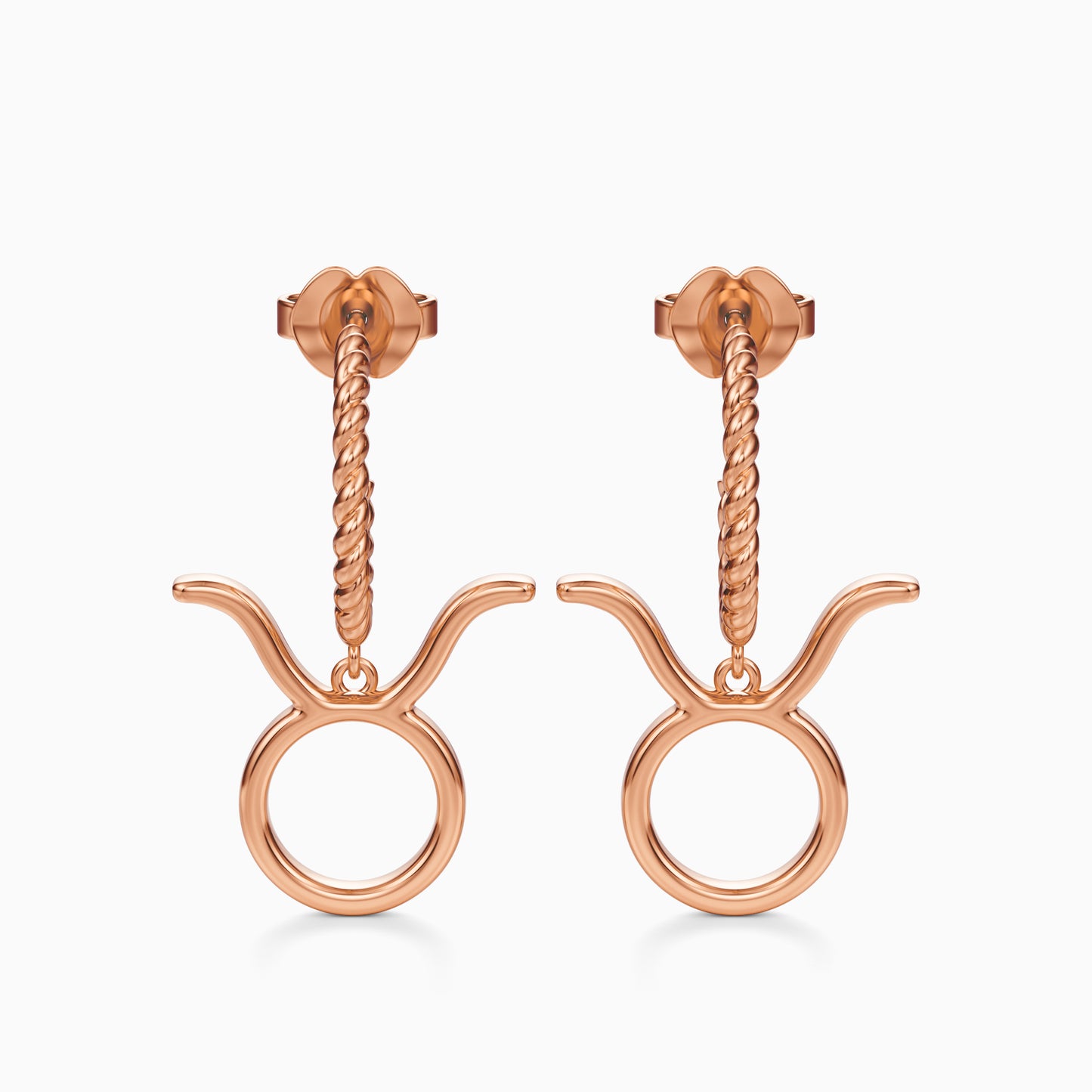 Large Taurus Dangle Earrings