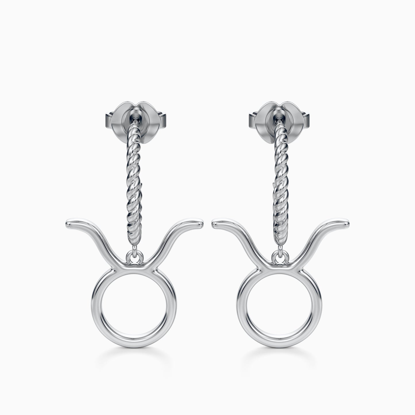 Large Taurus Dangle Earrings