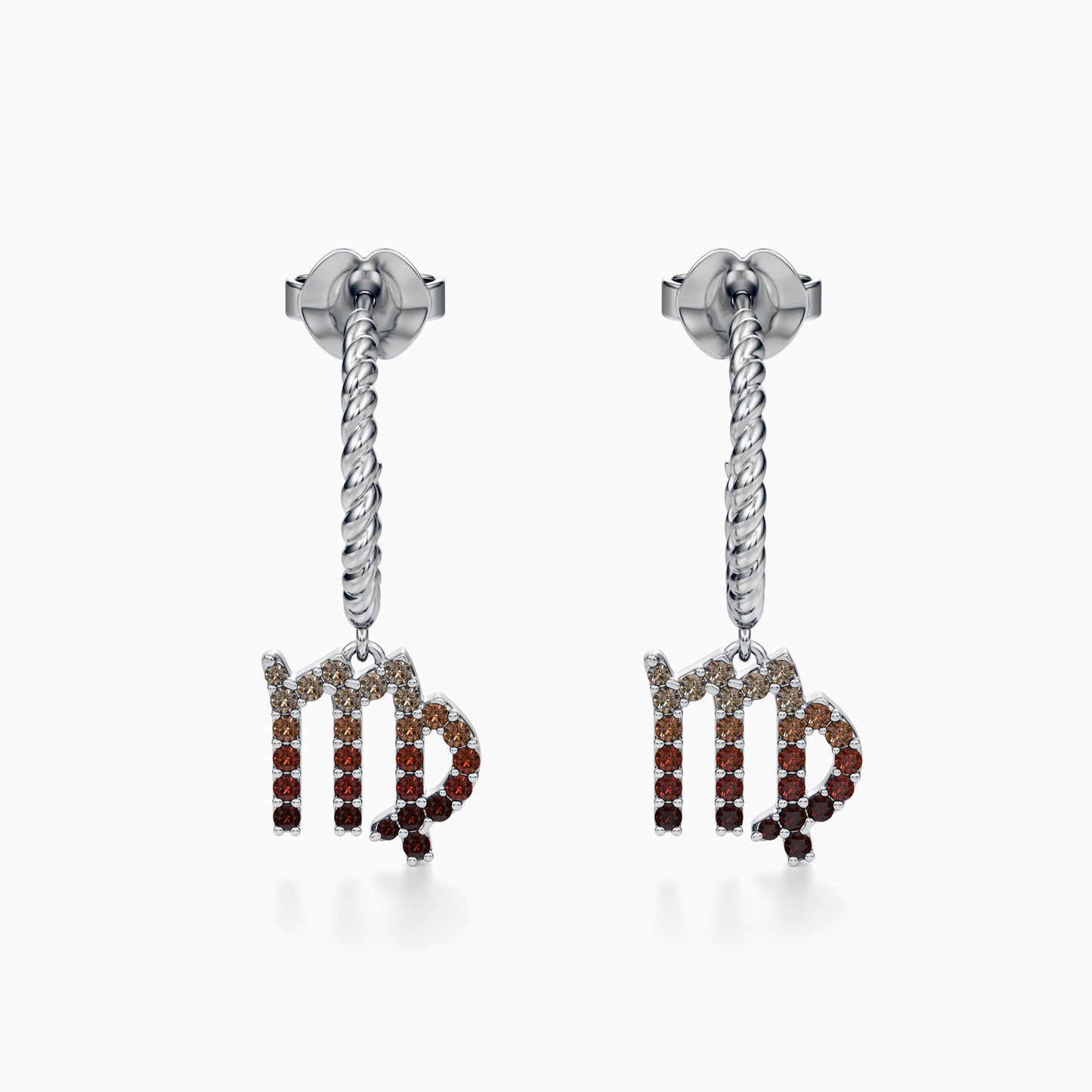 Sapphire Virgo Dangle Earrings