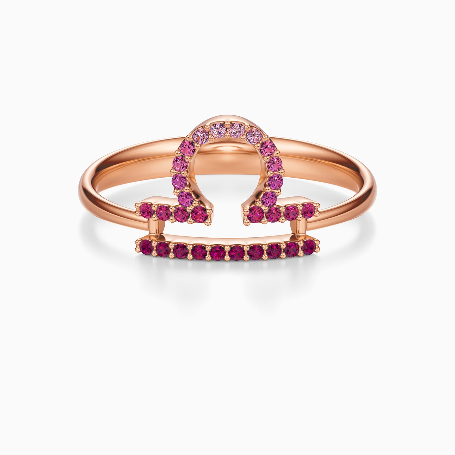 Large Sapphire Libra Ring