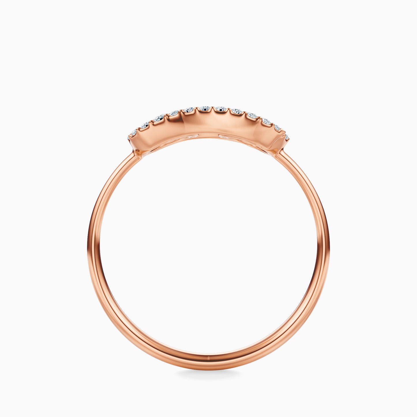 Large Diamond Cancer Ring