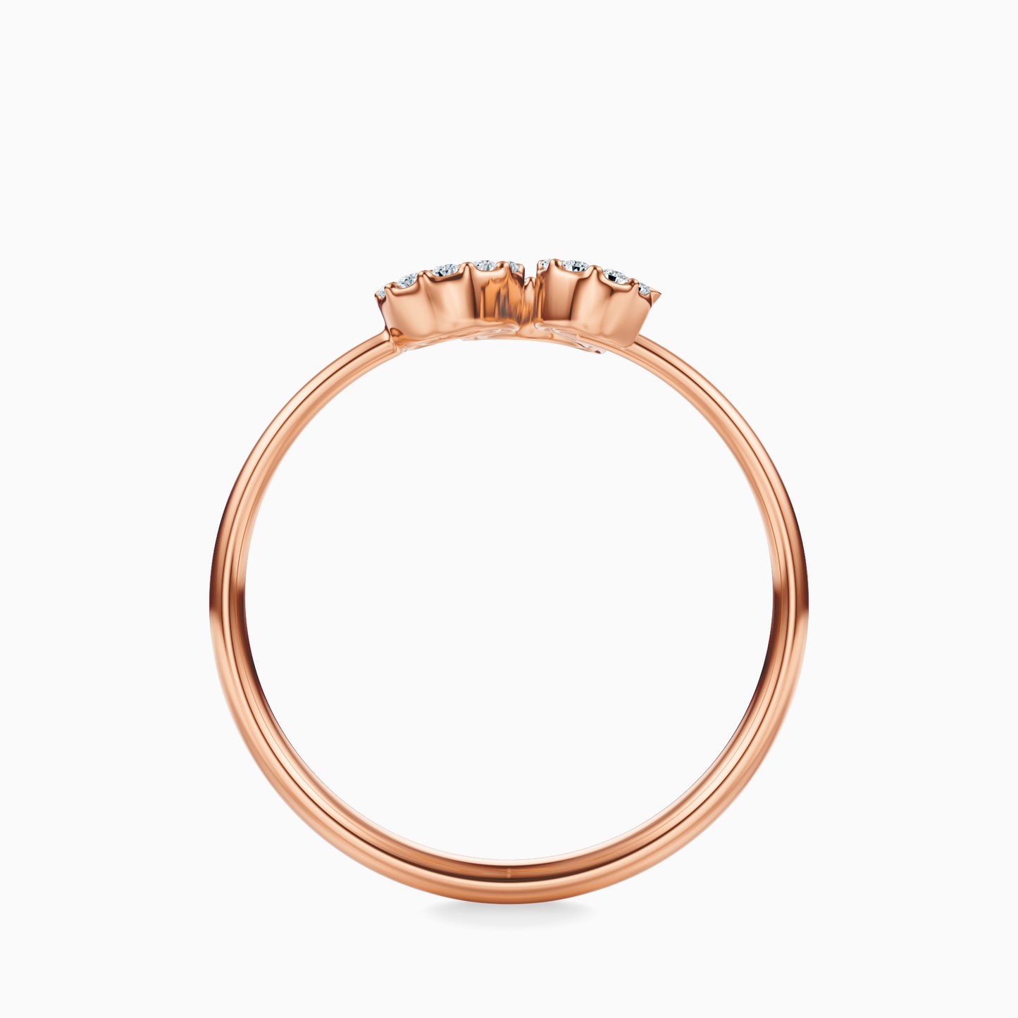 Large Diamond Leo Ring