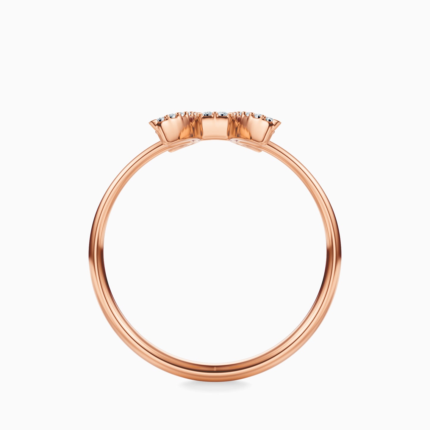 Large Diamond Pisces Ring