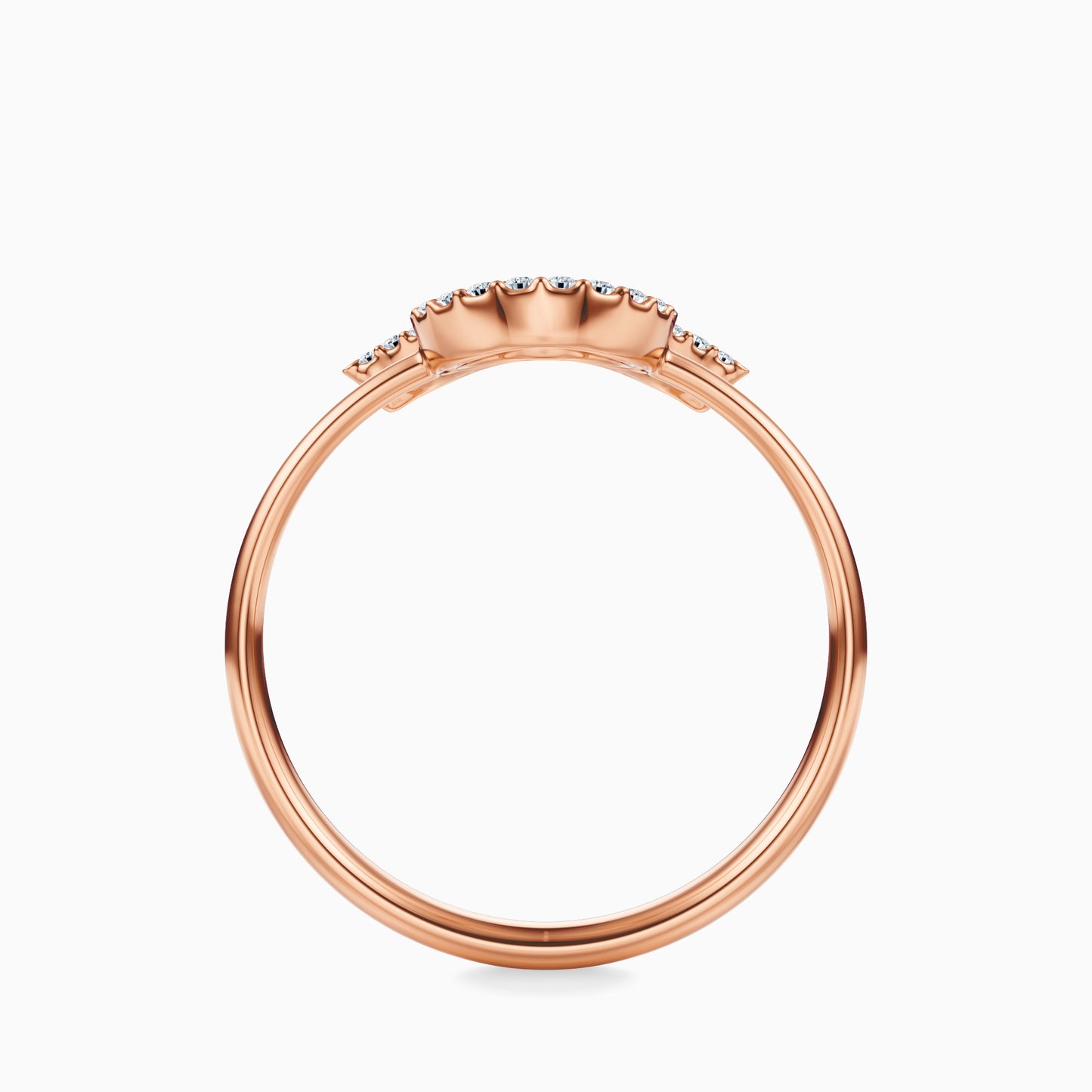 Large Diamond Taurus Ring