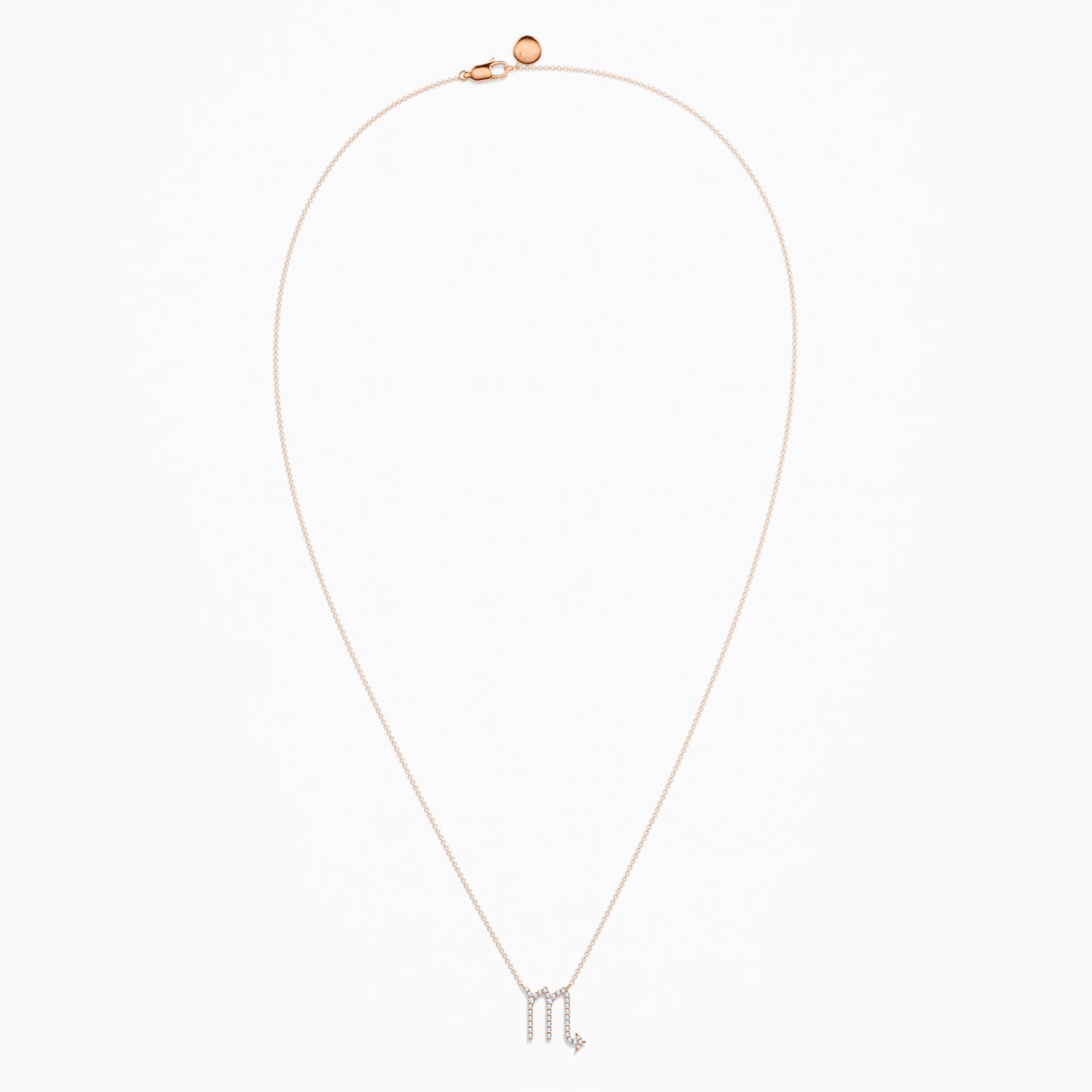 Large Diamond Scorpio Necklace