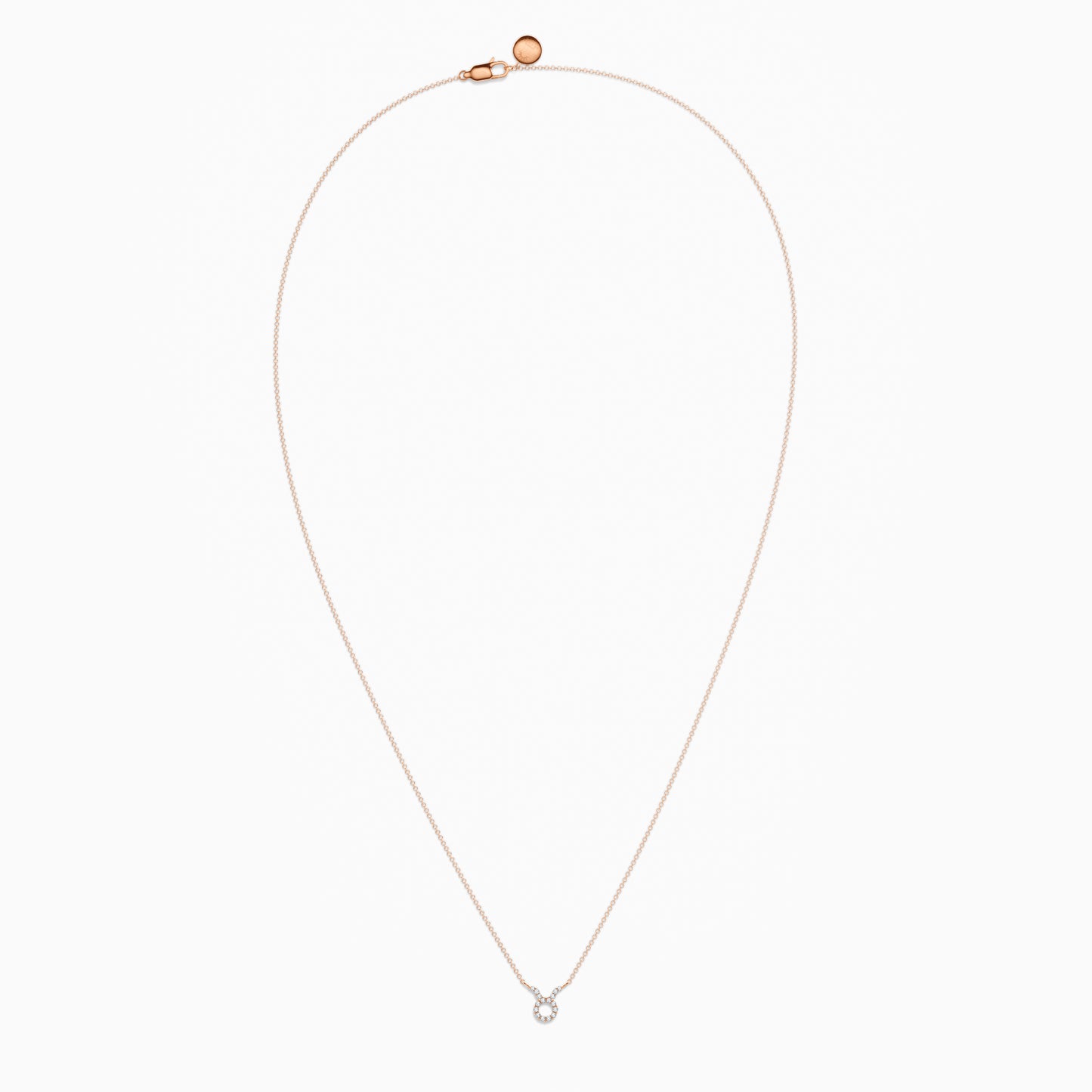Diamond Taurus Necklace