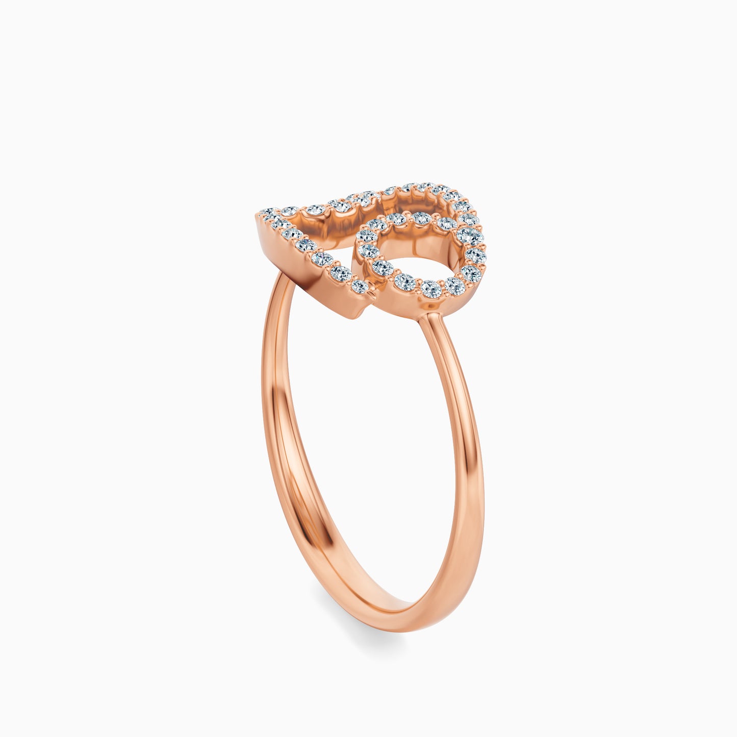 Large Diamond Cancer Ring