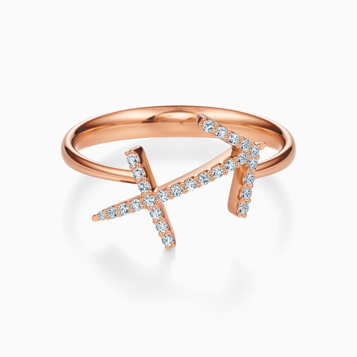 Large Diamond Sagittarius Ring