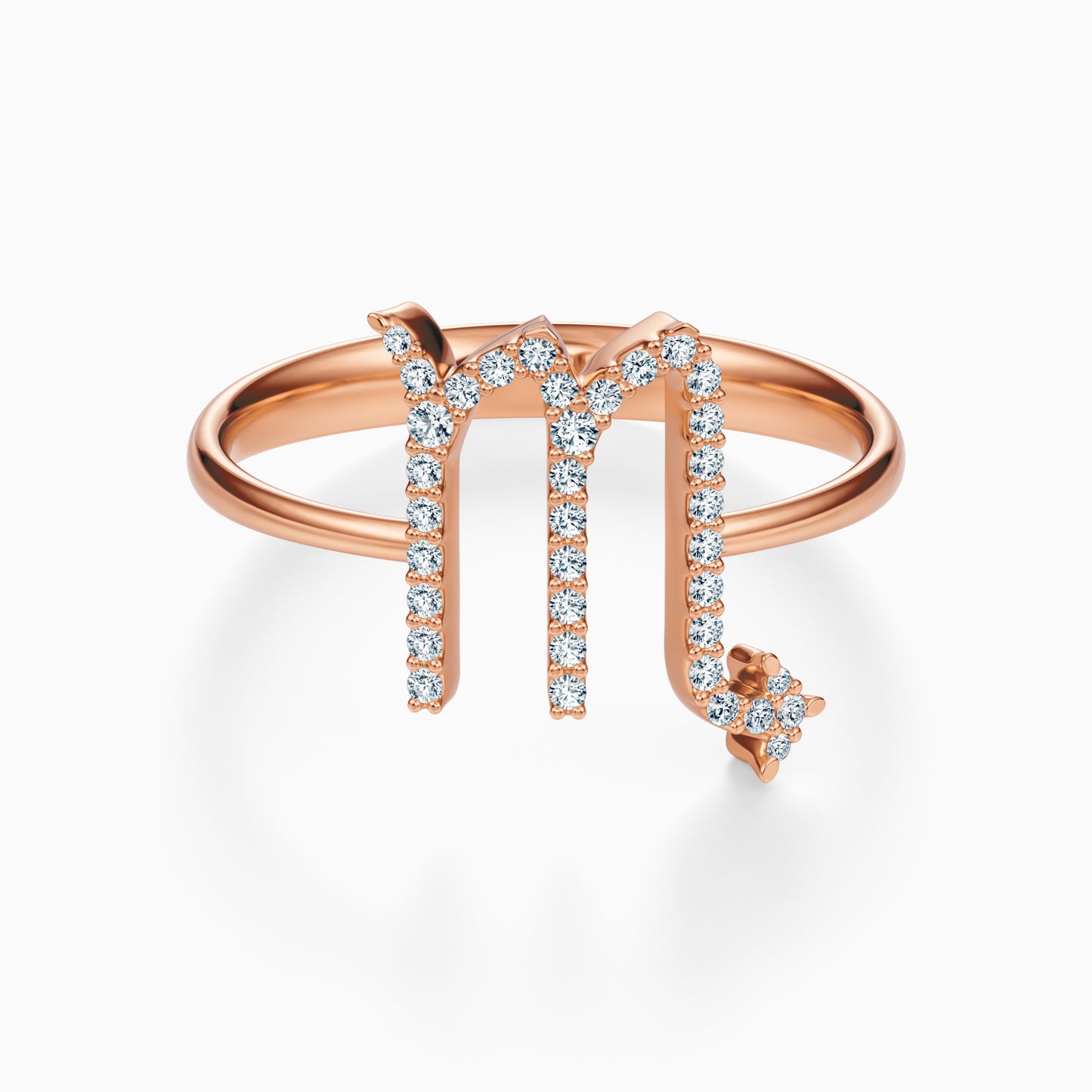 Large Diamond Scorpio Ring