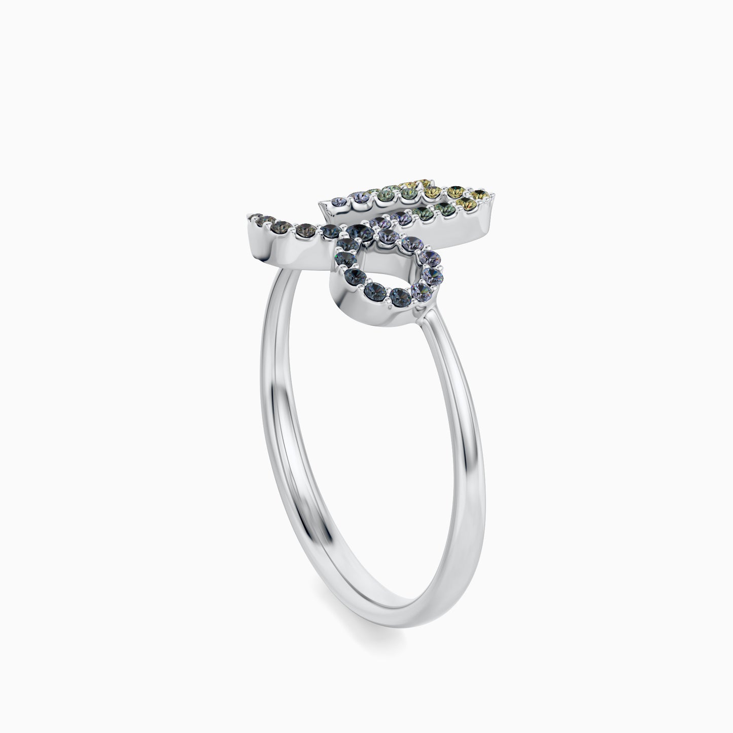 Large Sapphire Capricorn Ring