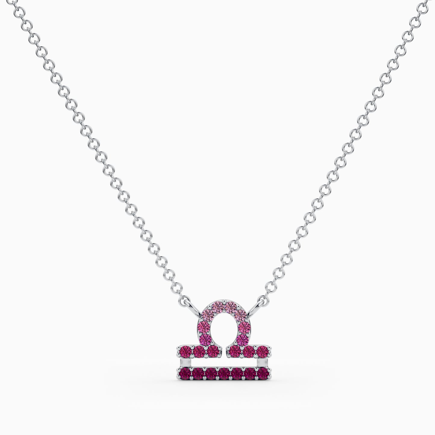 Sapphire Libra Necklace