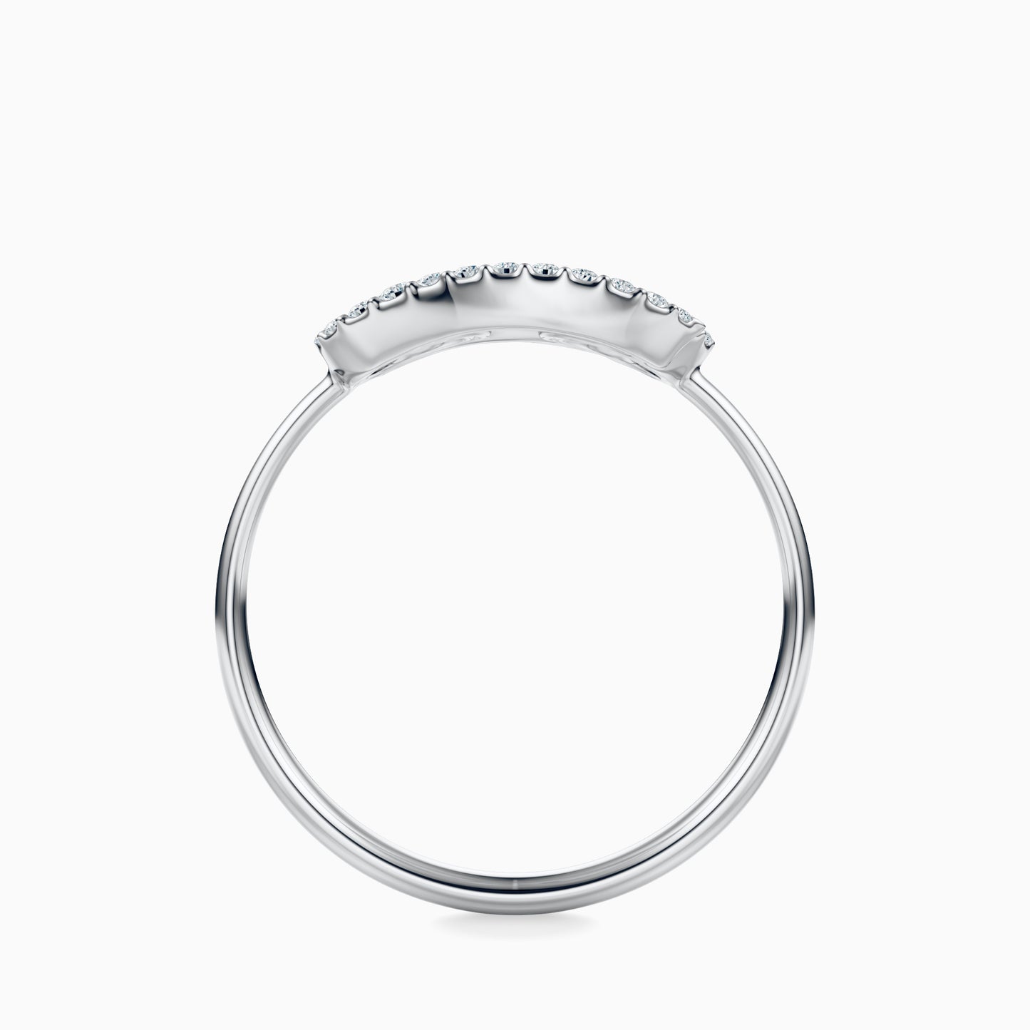 Large Diamond Cancer Ring
