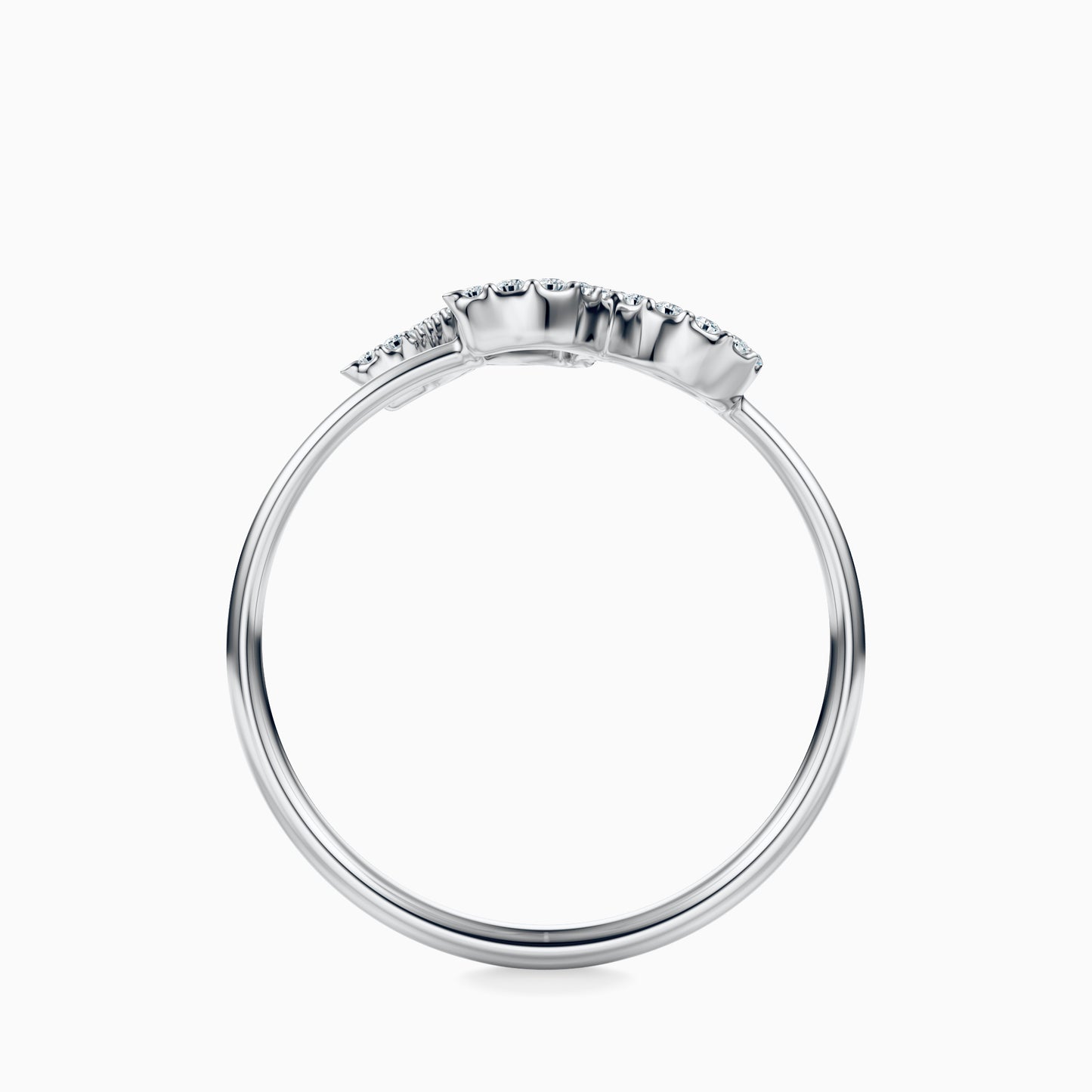Large Diamond Capricorn Ring