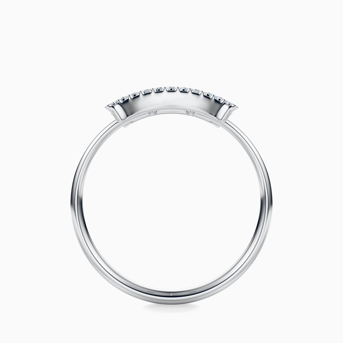 Large Diamond Gemini Ring