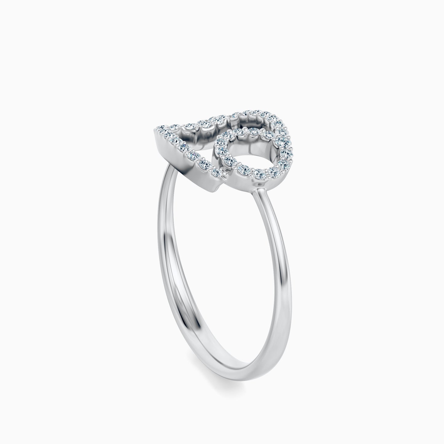 Large Diamond Cancer Ring