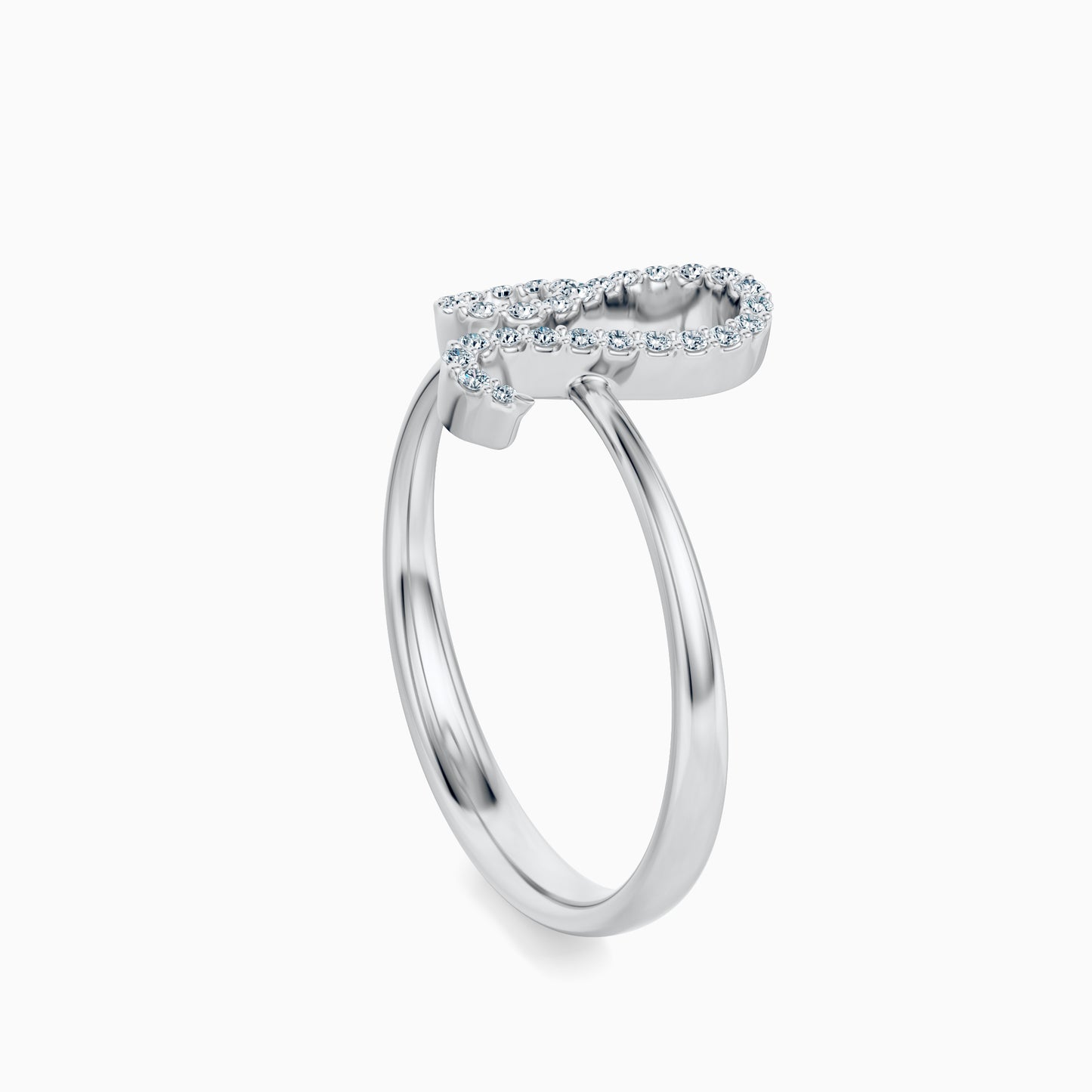 Large Diamond Leo Ring