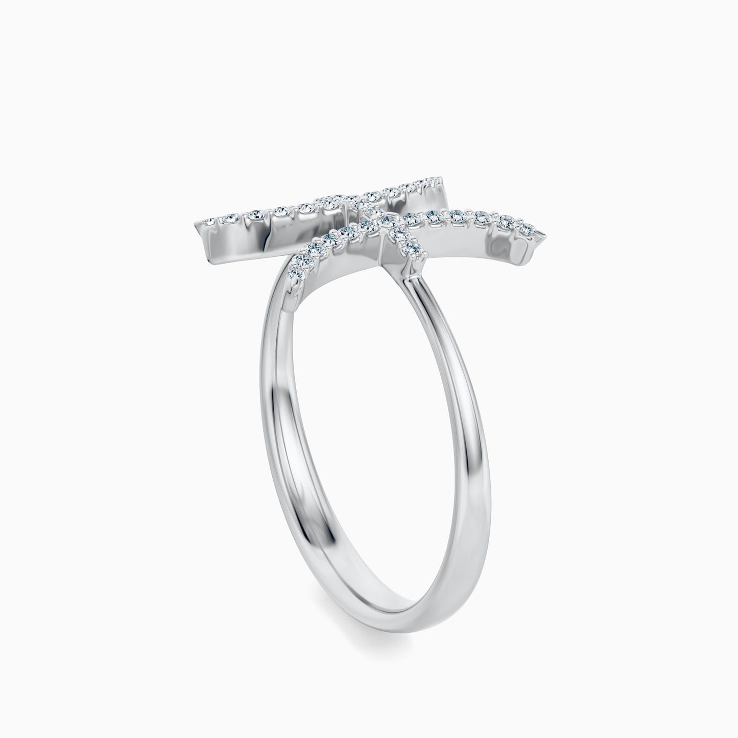 Large Diamond Pisces Ring