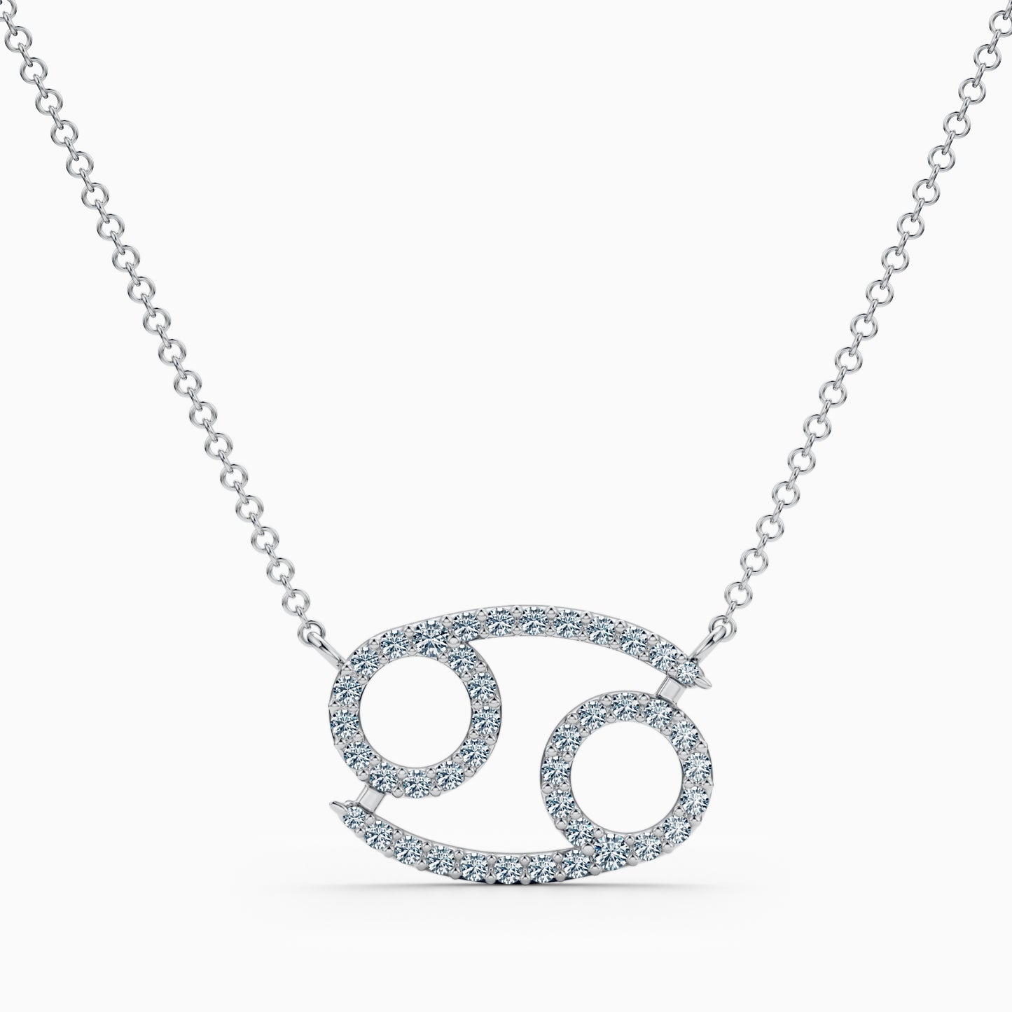 Large Diamond Cancer Necklace