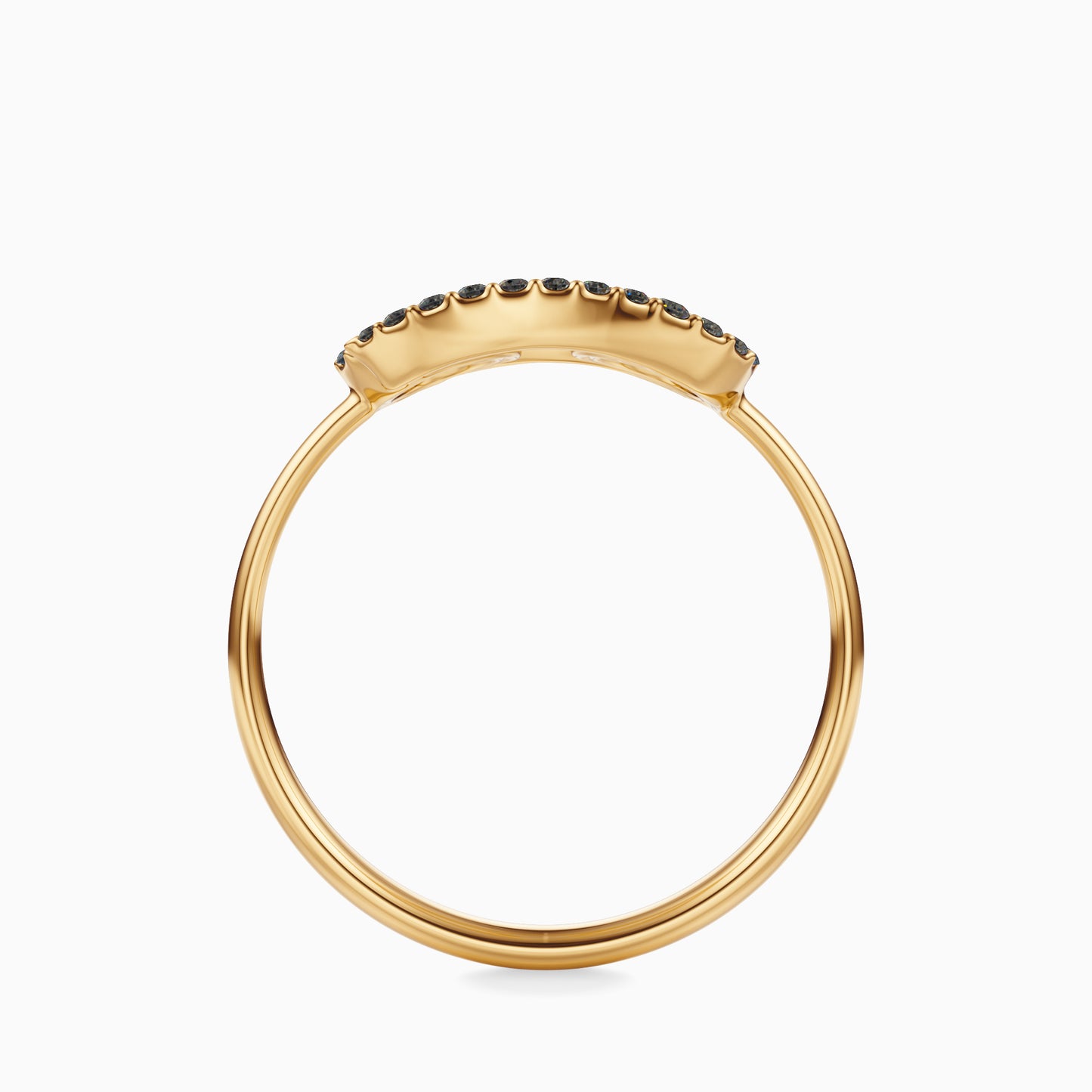 Large Sapphire Cancer Ring