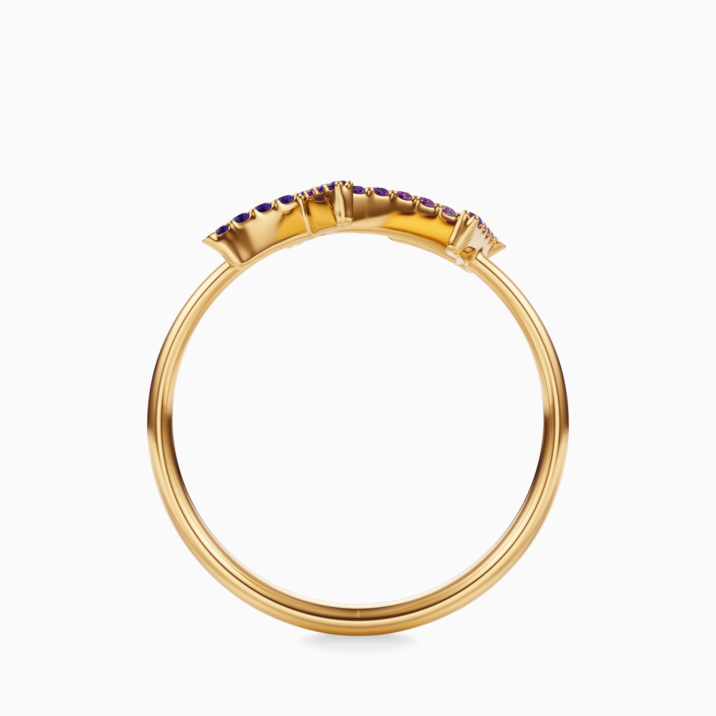 Large Sapphire Sagittarius Ring