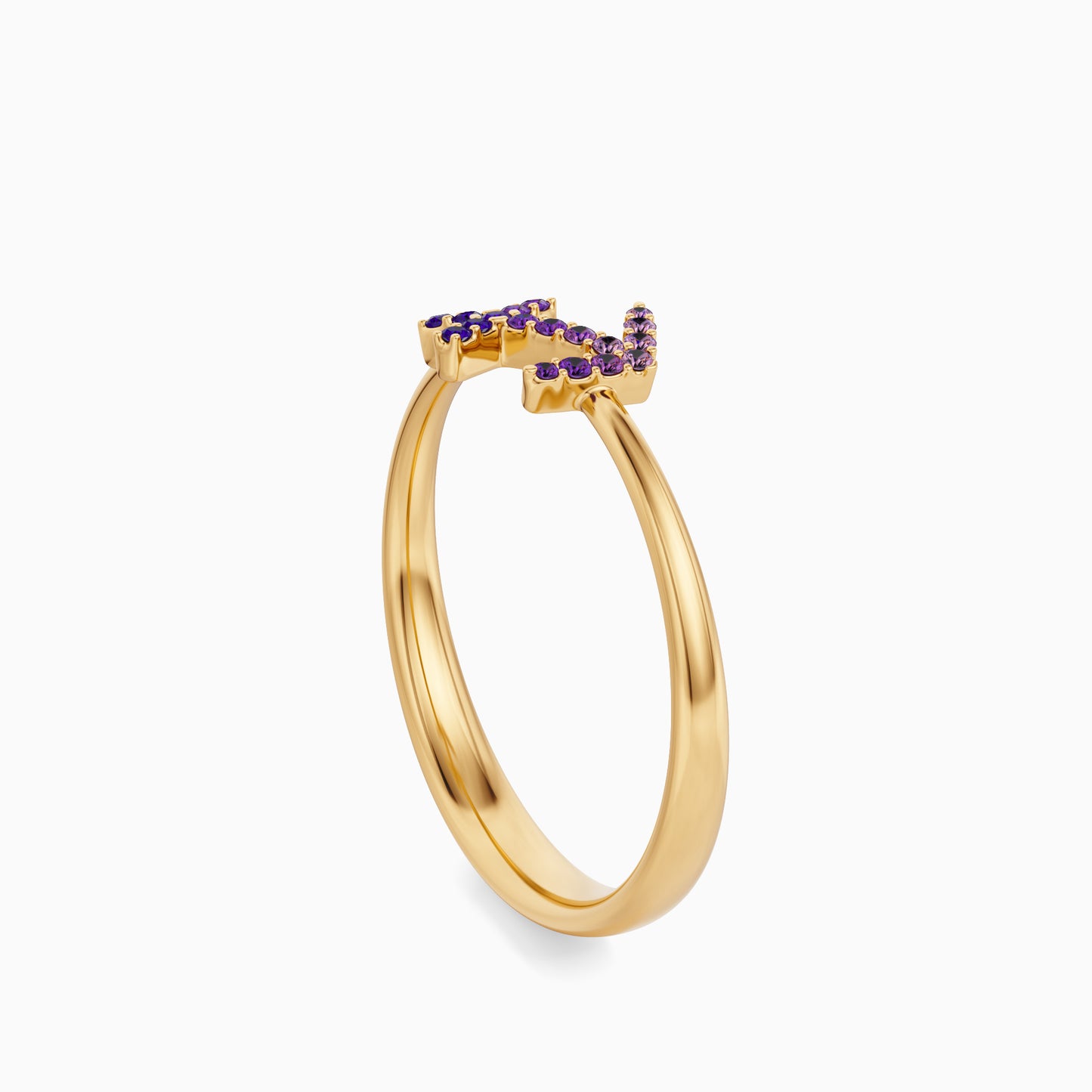 Sapphire Sagittarius Ring