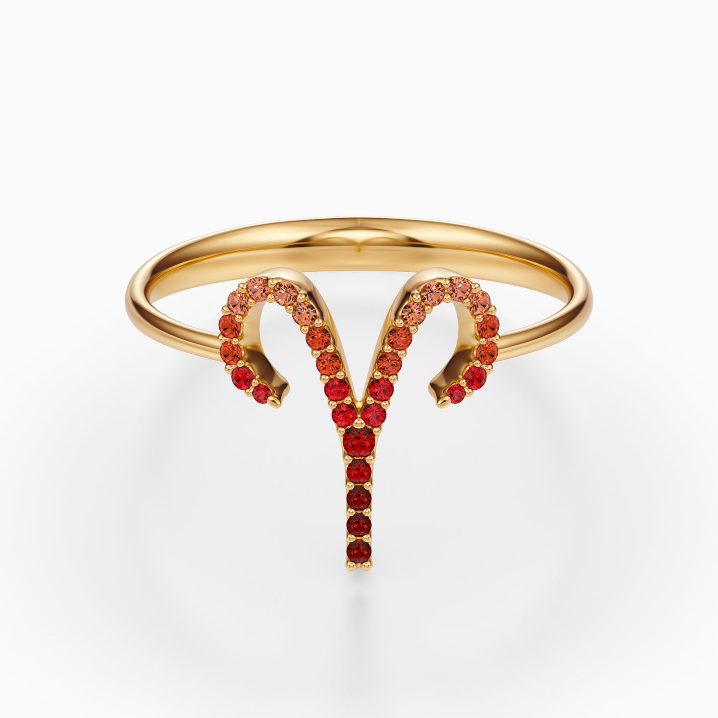 Large Sapphire Aries Ring