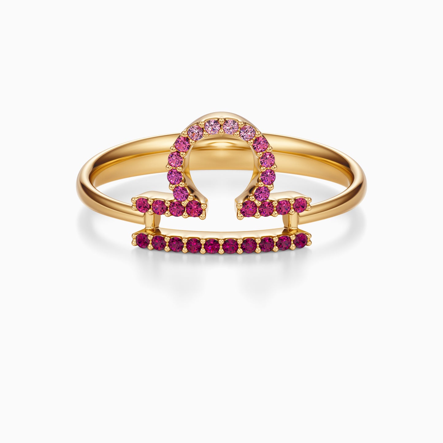 Large Sapphire Libra Ring