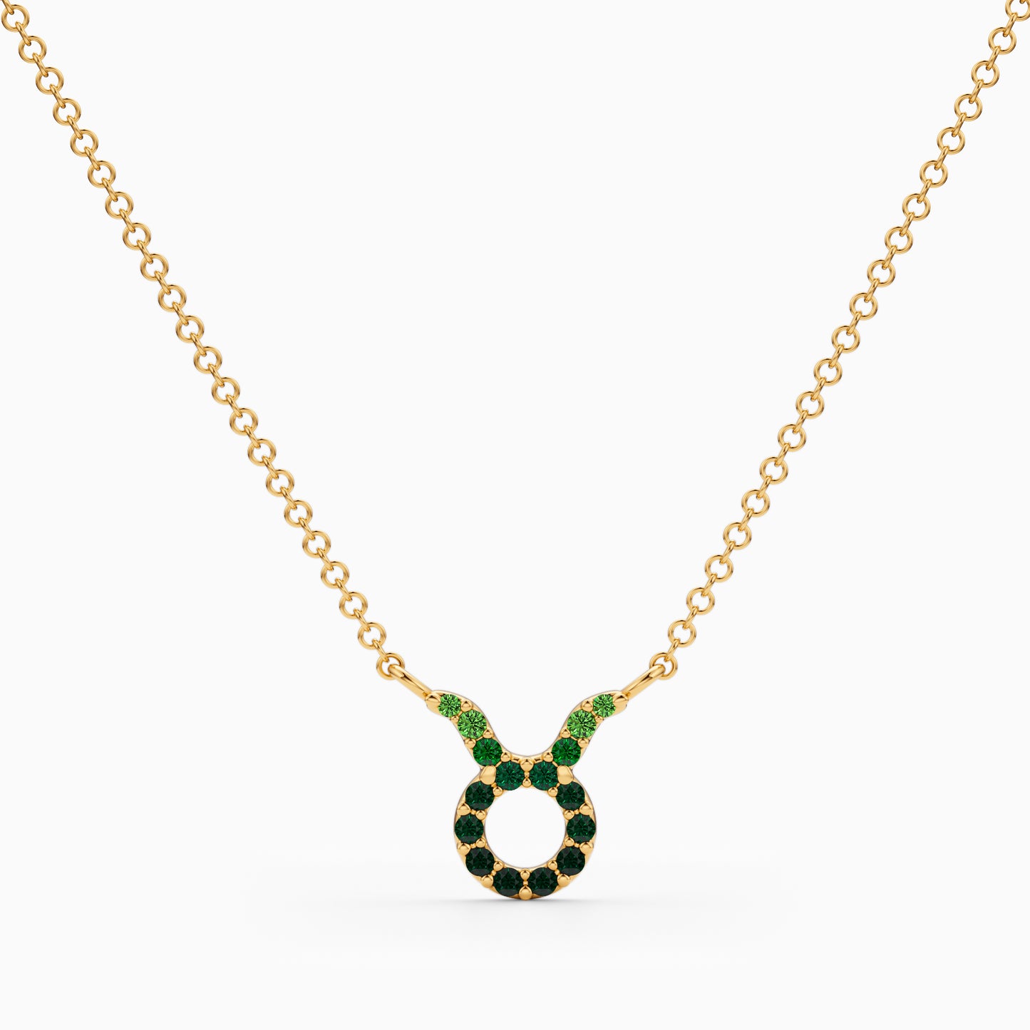 Sapphire Taurus Necklace