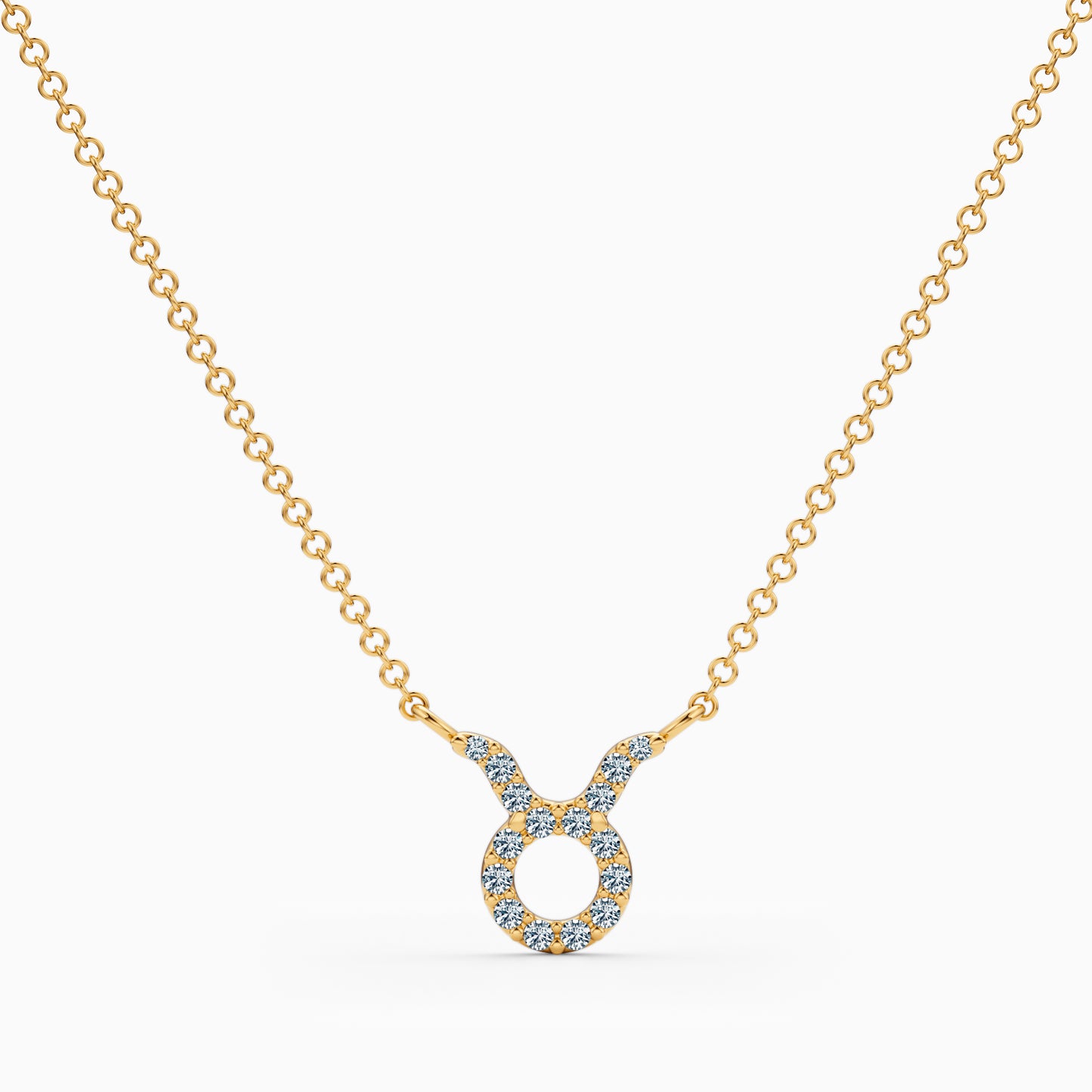 Diamond Taurus Necklace