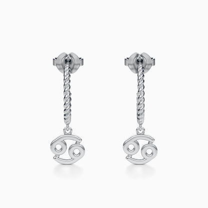 Cancer Dangle Earrings