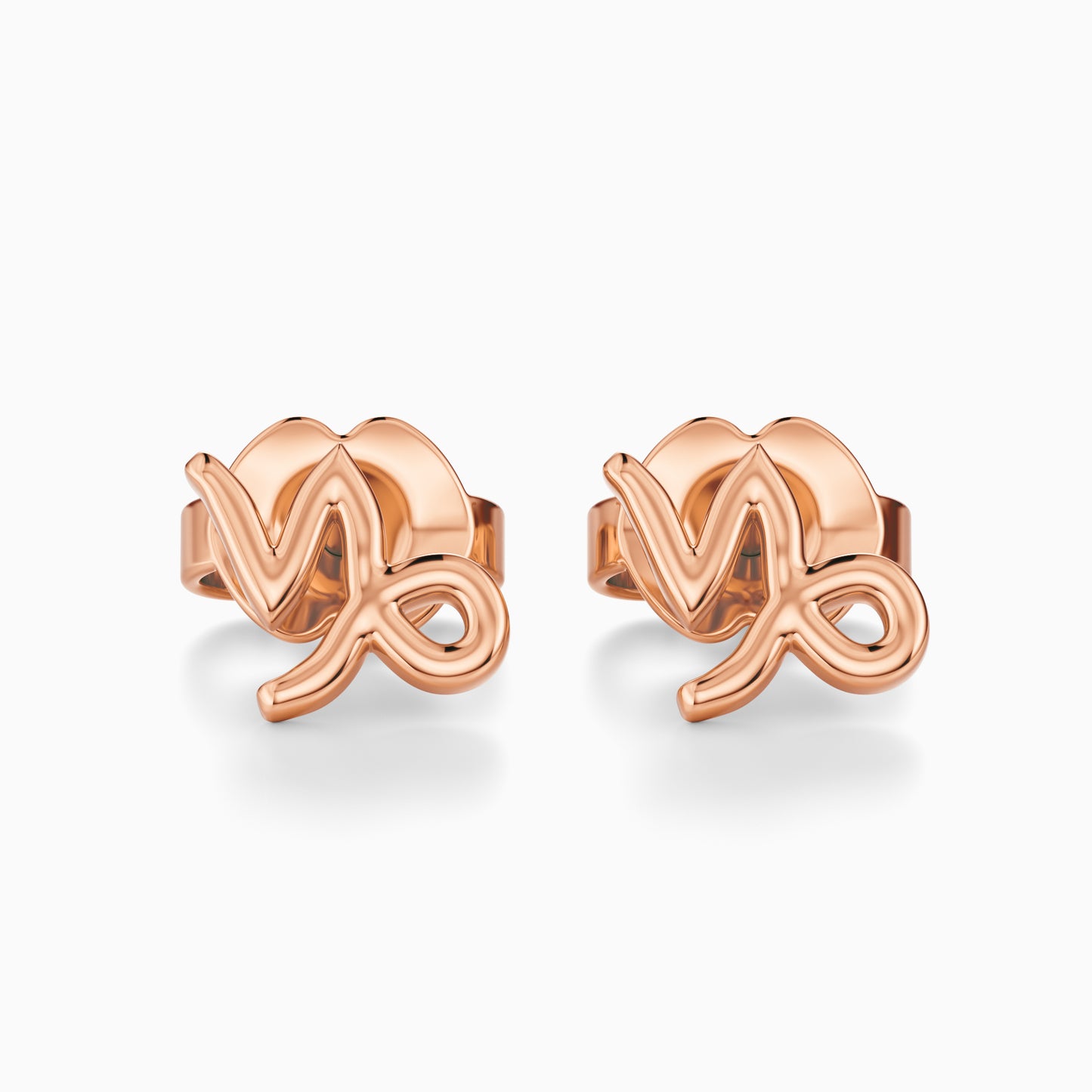 Capricorn Stud Earrings