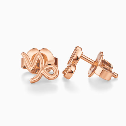 Capricorn Stud Earrings