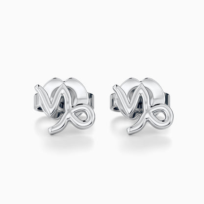 Capricorn Stud Earrings