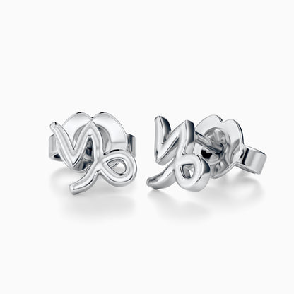 Capricorn Stud Earrings