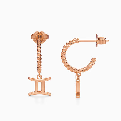 Gemini Dangle Earrings