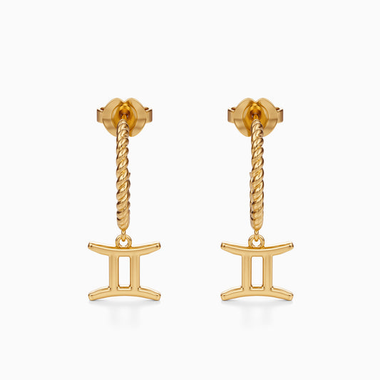 Gemini Dangle Earrings