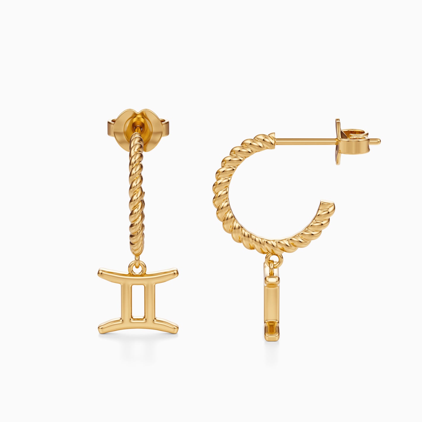 Gemini Dangle Earrings