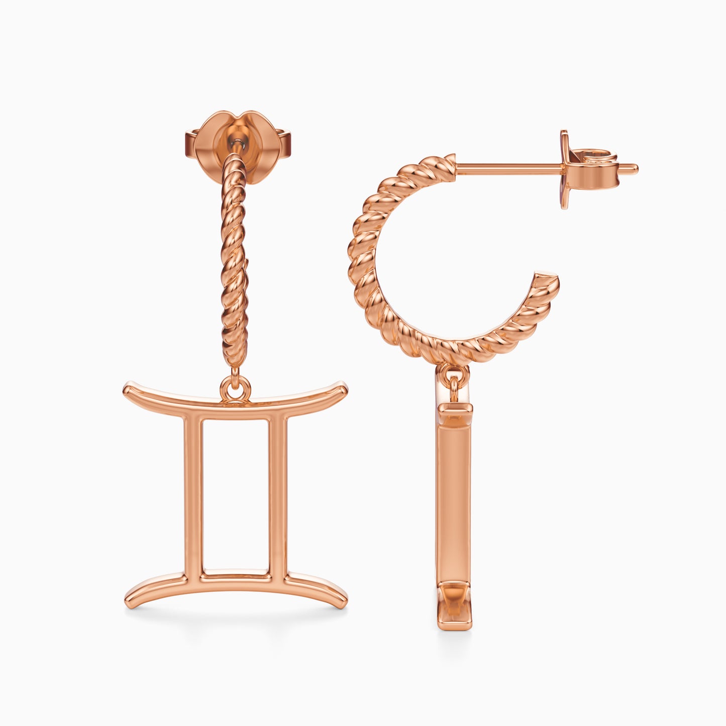 Large Gemini Dangle Earrings