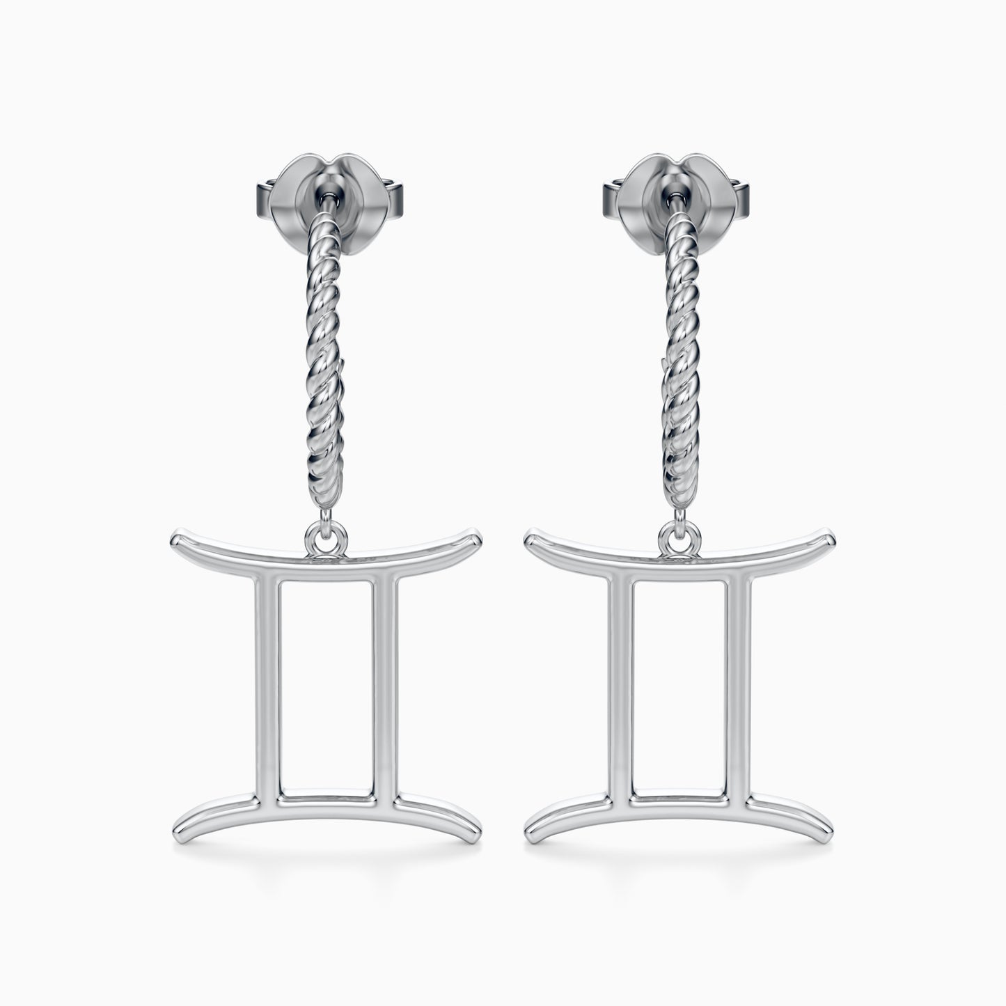 Large Gemini Dangle Earrings