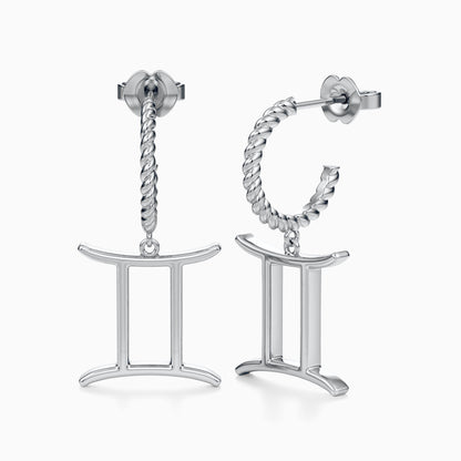 Large Gemini Dangle Earrings