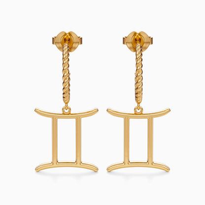 Large Gemini Dangle Earrings