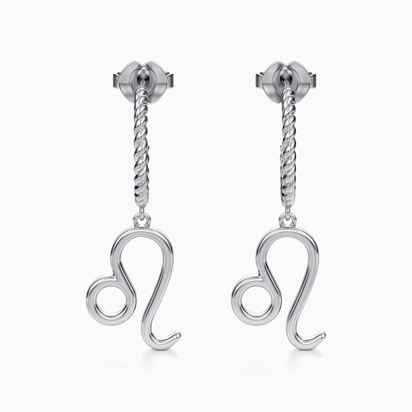 Large Leo Dangle Earrings