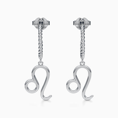 Large Leo Dangle Earrings