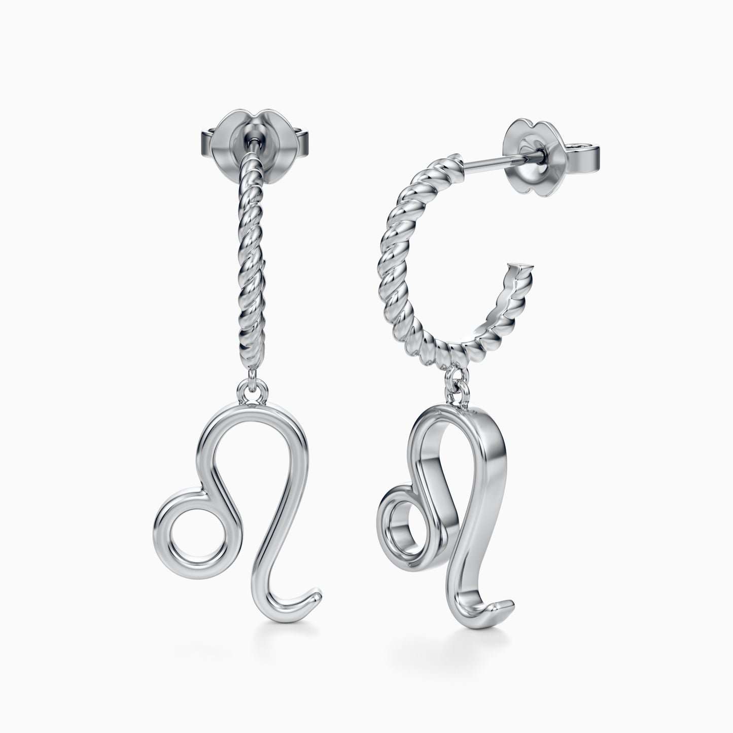 Large Leo Dangle Earrings