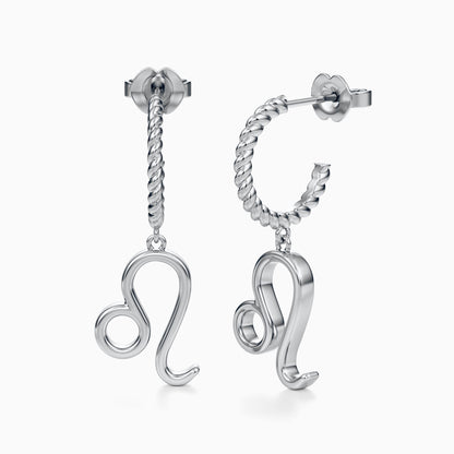 Large Leo Dangle Earrings