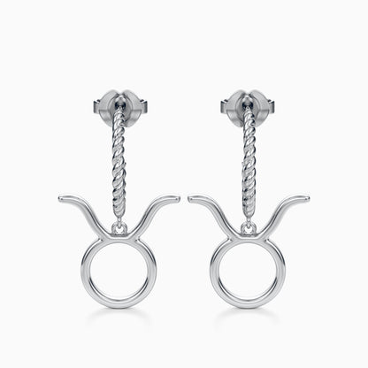 Large Taurus Dangle Earrings